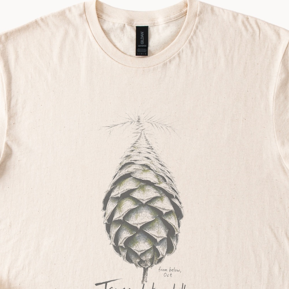 Tsuga Heterophylla Botanical Woodsy Aesthetic Tee - Picture 2 of 5